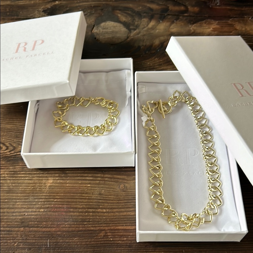 Rachel Parcell Gold Jewelry Set brand new
